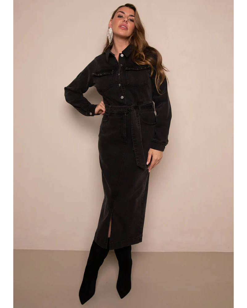 Dress Danya Stretch Zwart 1 Dress Danya Stretch Zwart 1