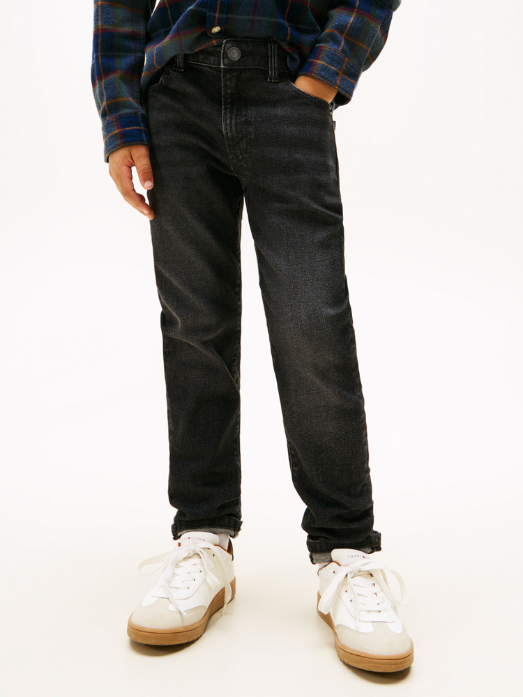 Modern Straight Wash Denim Black Zwart 1 Modern Straight Wash Denim Black Zwart 1