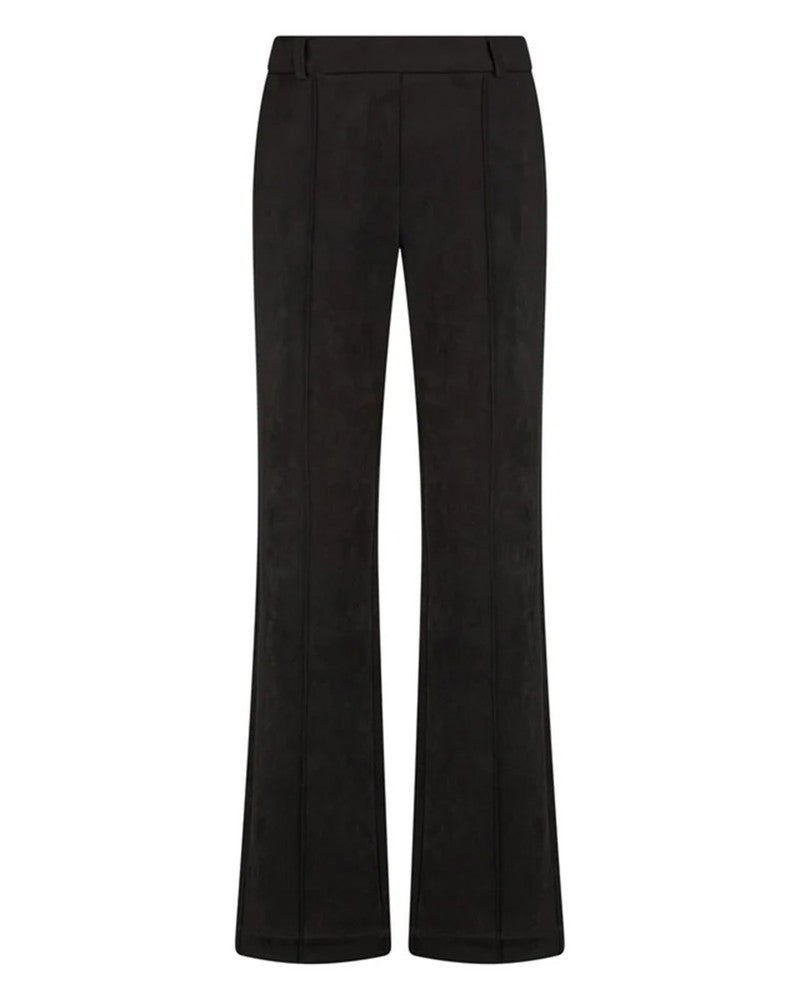 Jill Pants Suedine Zwart 1 Jill Pants Suedine Zwart 1