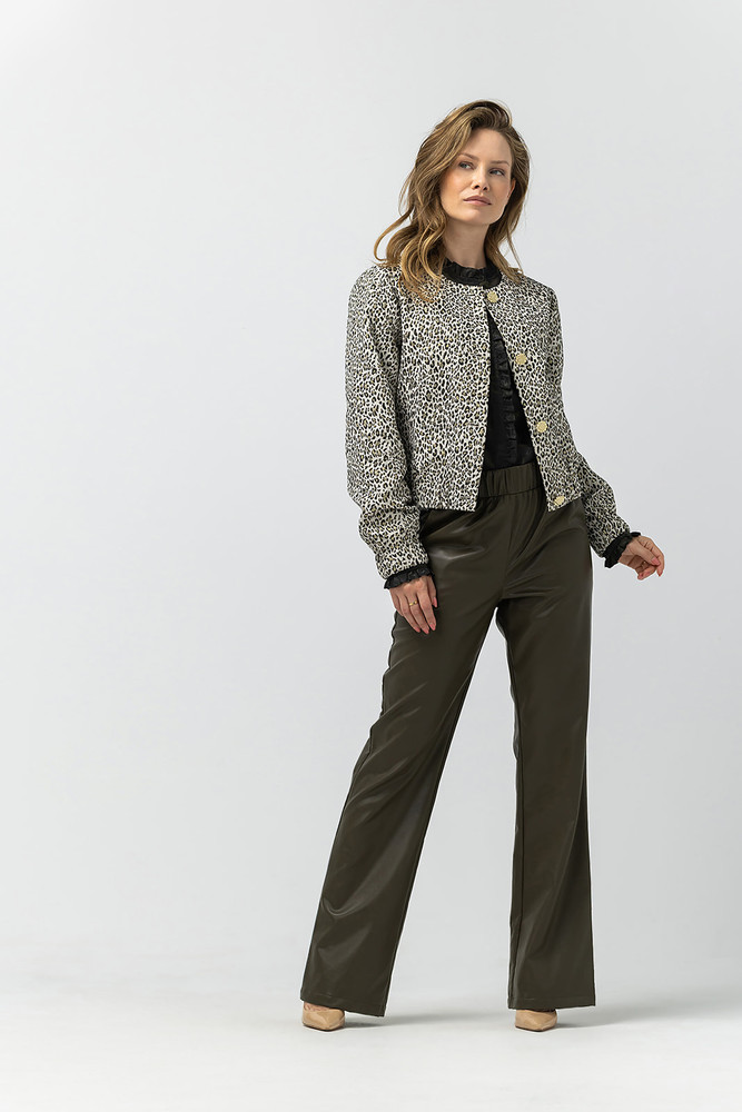 Rina Flared Broek Groen Rina Flared Broek Groen