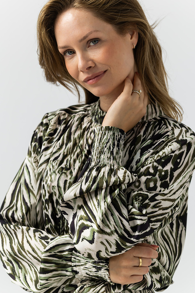 Abby Blouse  Groen Abby Blouse  Groen