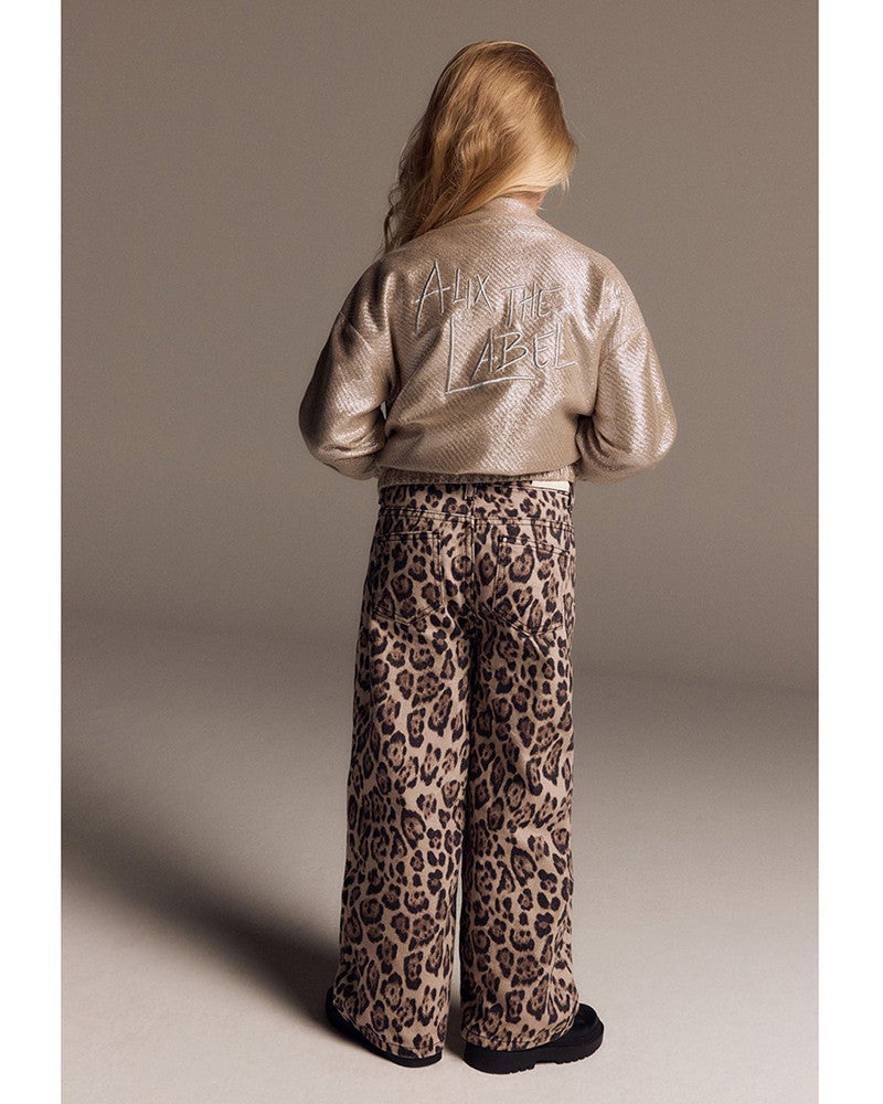 kids knitted silver bomber Zilver kids knitted silver bomber Zilver