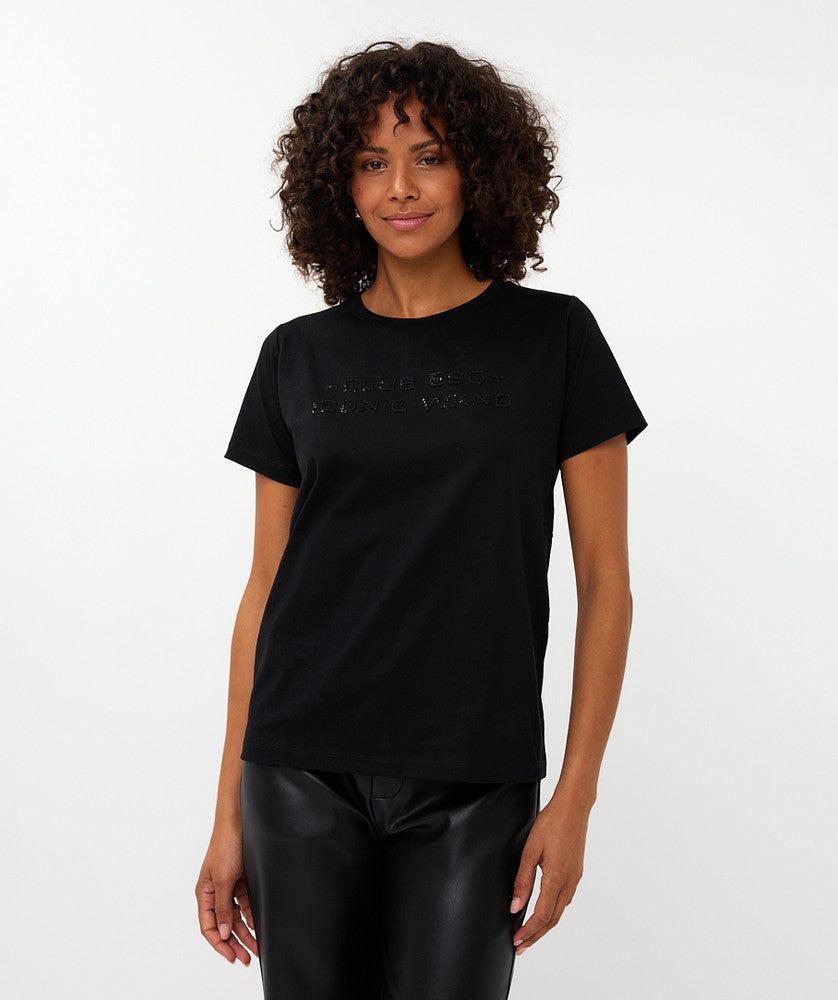 T-shirt ''Iconic Weekend'' Zwart 1 T-shirt ''Iconic Weekend'' Zwart 1
