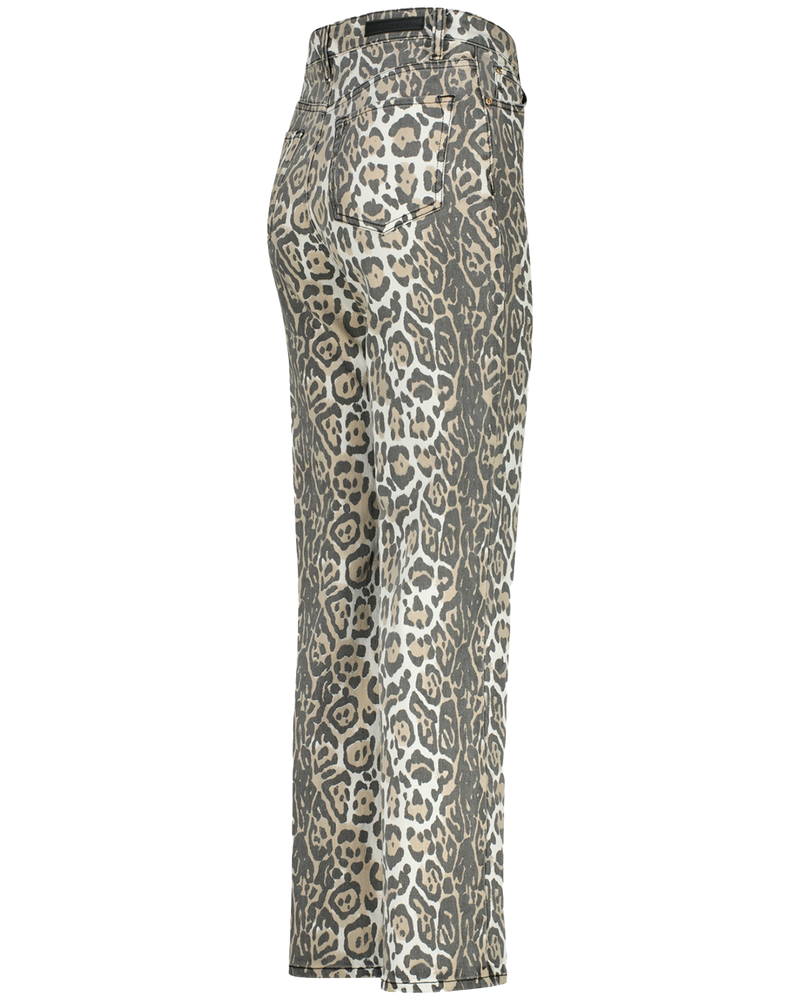 Savanna Leopard Straight Jeans Multi Savanna Leopard Straight Jeans Multi