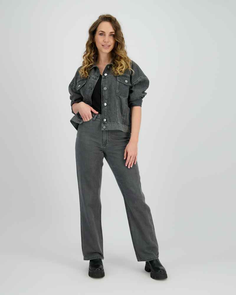 Veronica Star Denim Jacket Grijs Veronica Star Denim Jacket Grijs