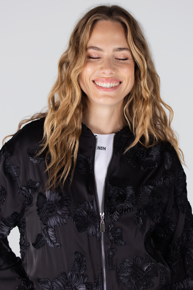 JILL JACKET F3D 256 bomber Zwart 1 JILL JACKET F3D 256 bomber Zwart 1