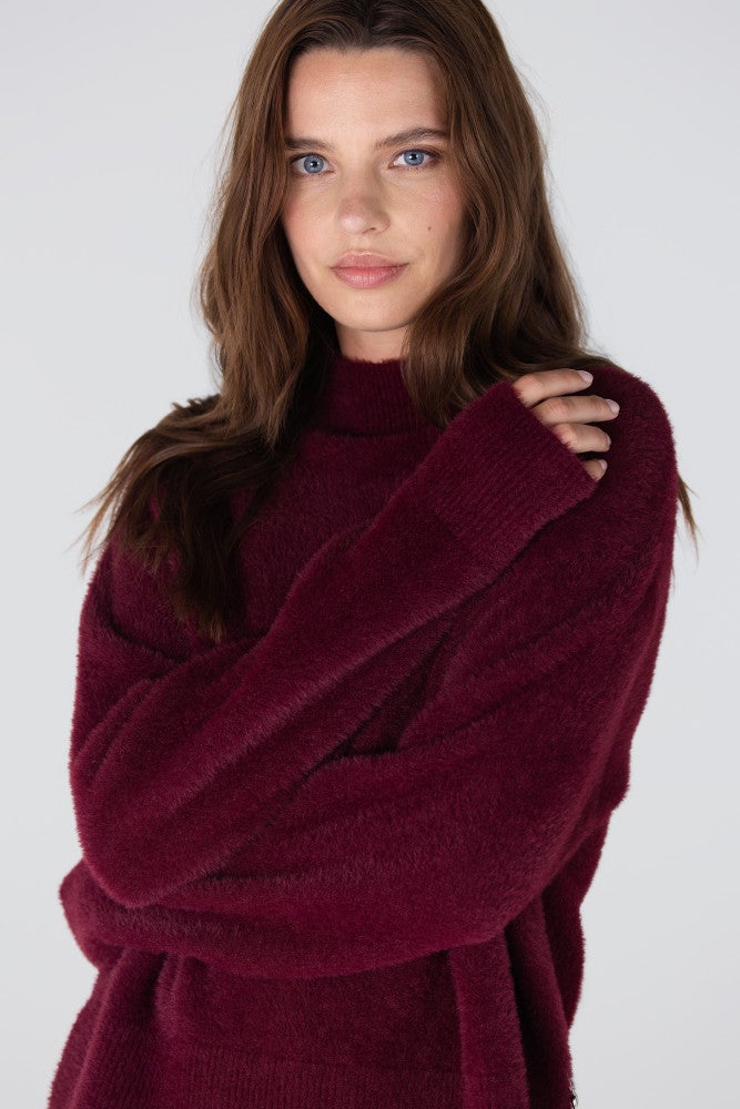 CALLA TRUI P 155 turtle neck Bordeaux CALLA TRUI P 155 turtle neck Bordeaux