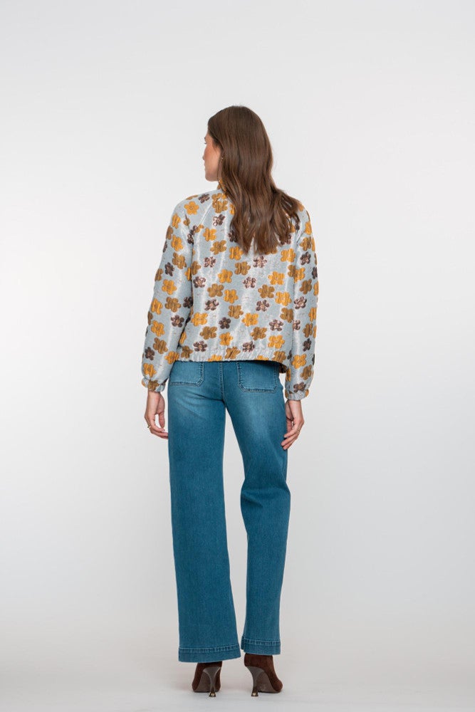 Jeans Met Wijde Flared Pijp Blauw Jeans Met Wijde Flared Pijp Blauw