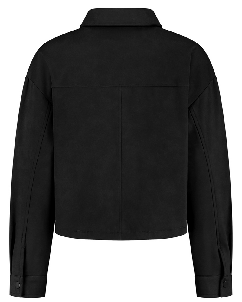 Merci Brushed Blouse Zwart 1 Merci Brushed Blouse Zwart 1