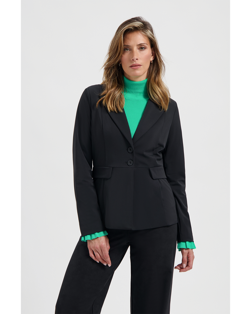 Clover Blazer Zwart 1 Clover Blazer Zwart 1