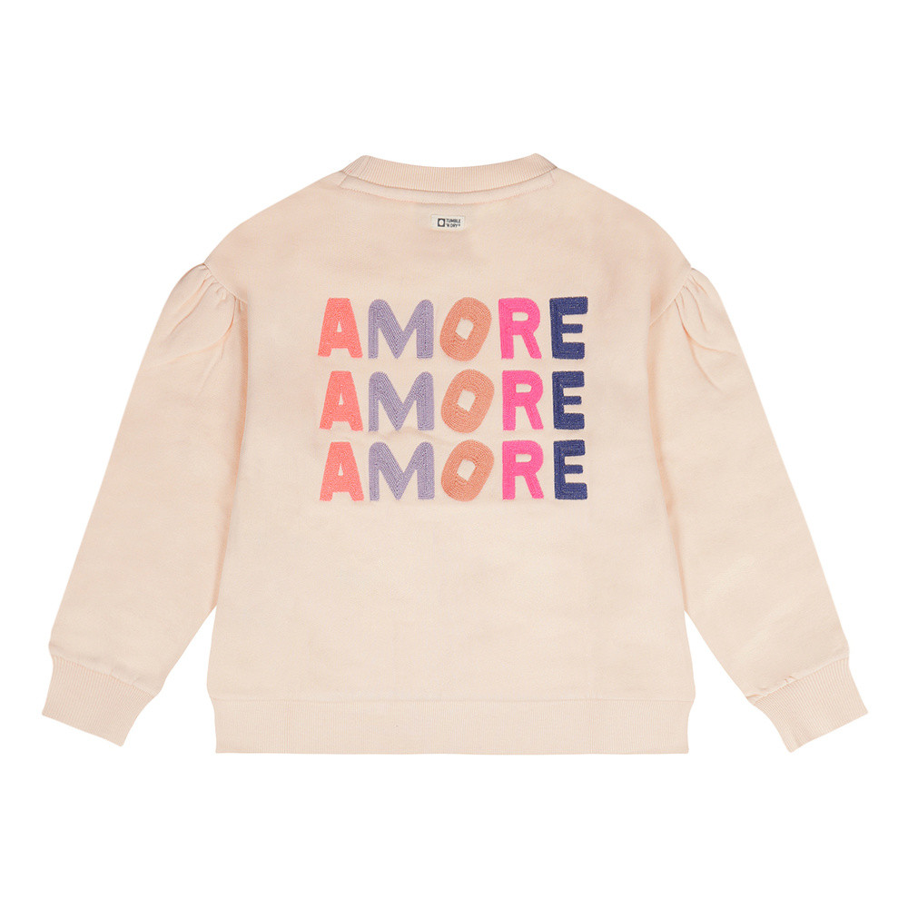 Amore Sweater Balloonsleeve Roze Amore Sweater Balloonsleeve Roze