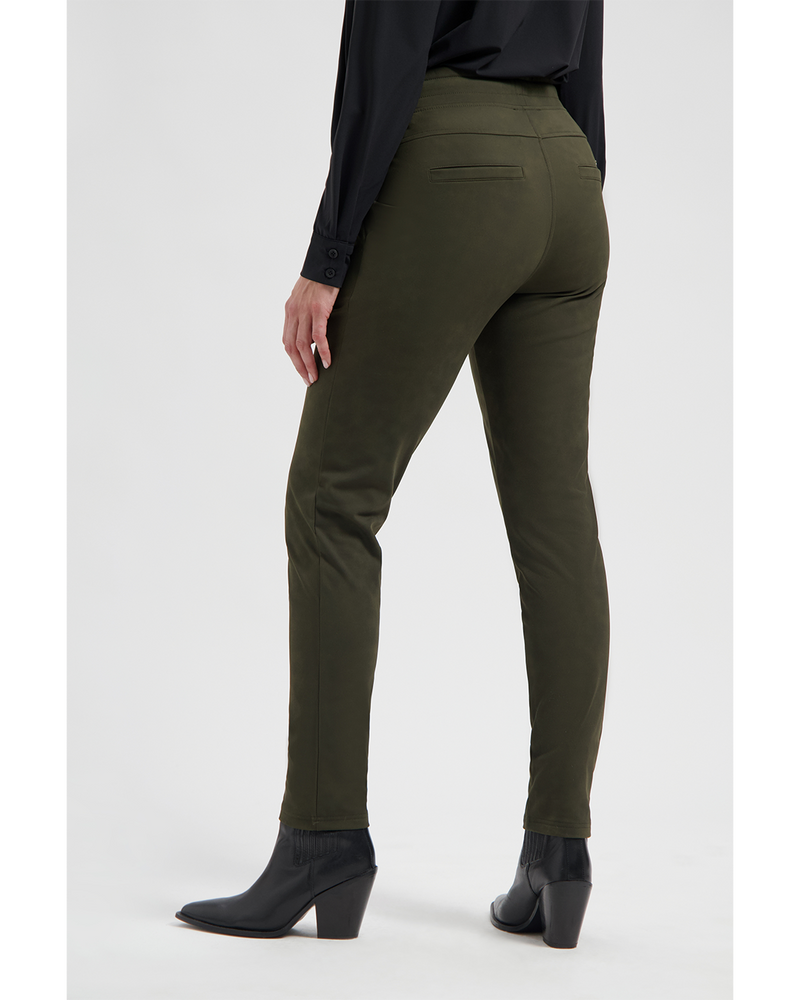 Phoebe Brushed Pants Groen Phoebe Brushed Pants Groen
