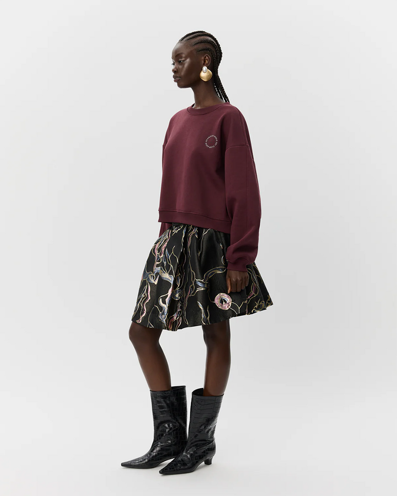 ElinSW Sweatshirt Paars ElinSW Sweatshirt Paars