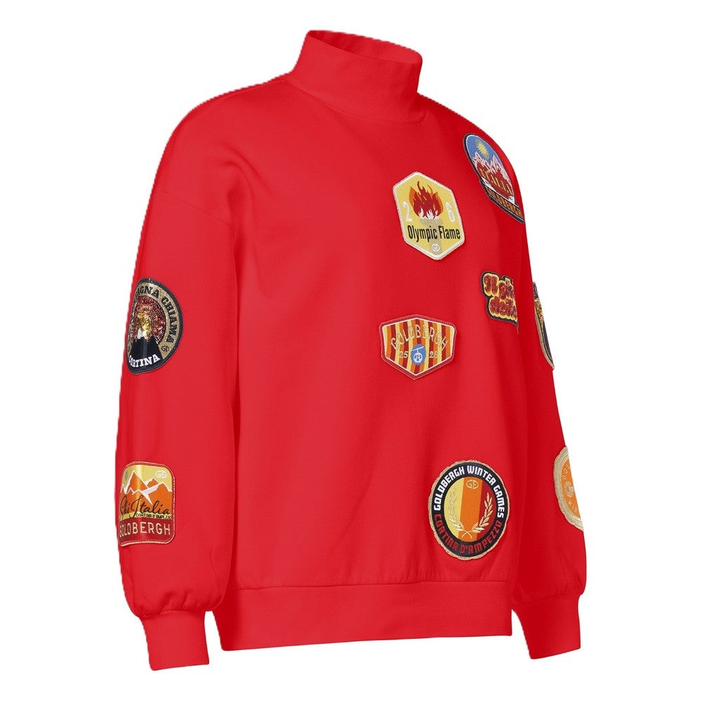 ROMA turtle neck sweater Rood ROMA turtle neck sweater Rood