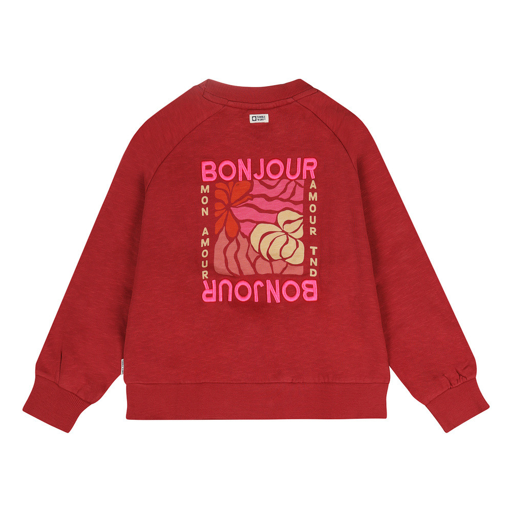 J Adore Sweater Backprint Bordeaux J Adore Sweater Backprint Bordeaux