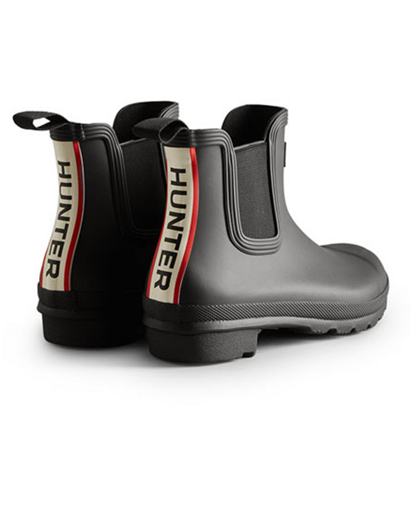 WOMENS ORIGINAL CHELSEA TRI COLOUR LOGO BOOT Zwart 1 WOMENS ORIGINAL CHELSEA TRI COLOUR LOGO BOOT Zwart 1