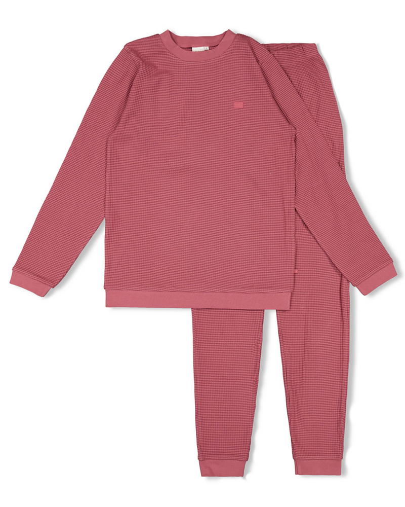 Wafelpyjama Family Limited Edition Winter Adults Paars Wafelpyjama Family Limited Edition Winter Adults Paars