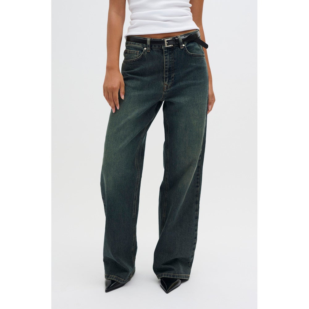 35 THE LOUIS 139 HIGH WIDE JEANS Donker Blauw 35 THE LOUIS 139 HIGH WIDE JEANS Donker Blauw