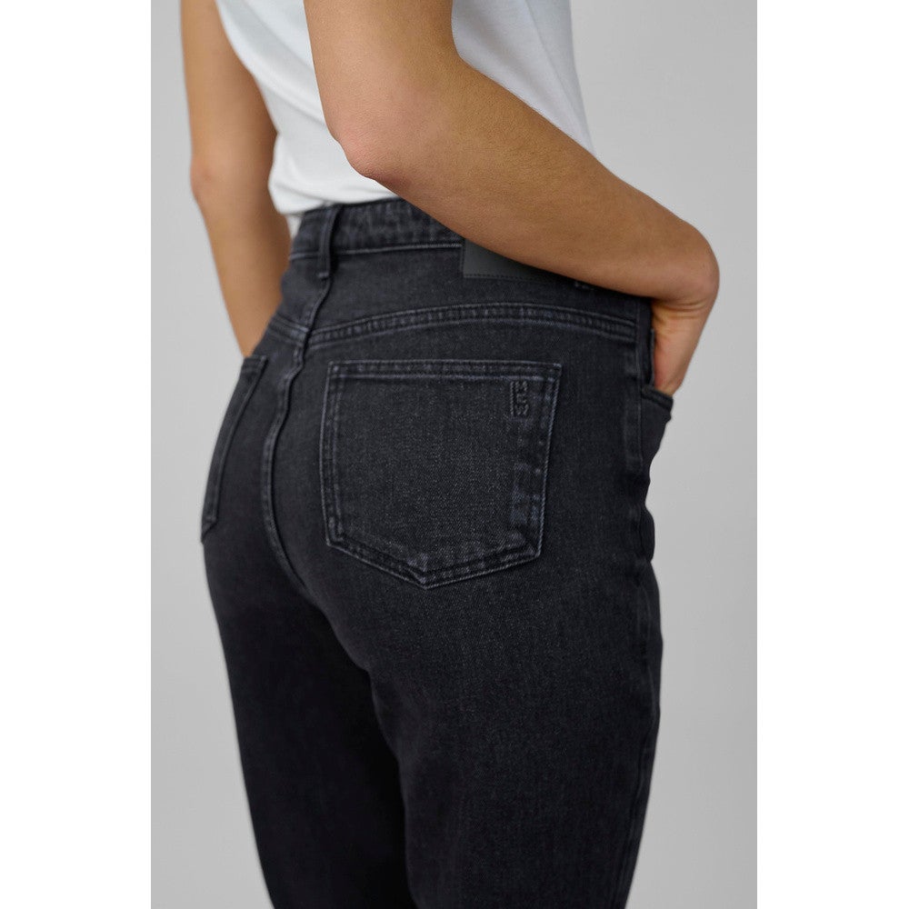 MWIsa 139 High Straight Jeans Zwart 1 MWIsa 139 High Straight Jeans Zwart 1