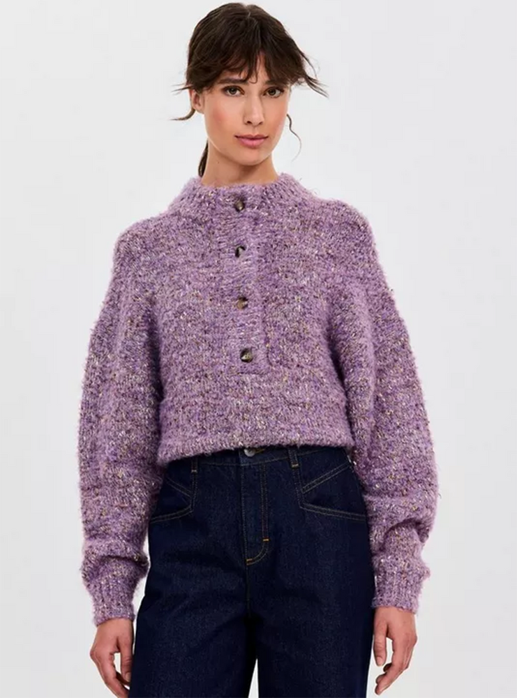 PILOTA Pullover Paars PILOTA Pullover Paars