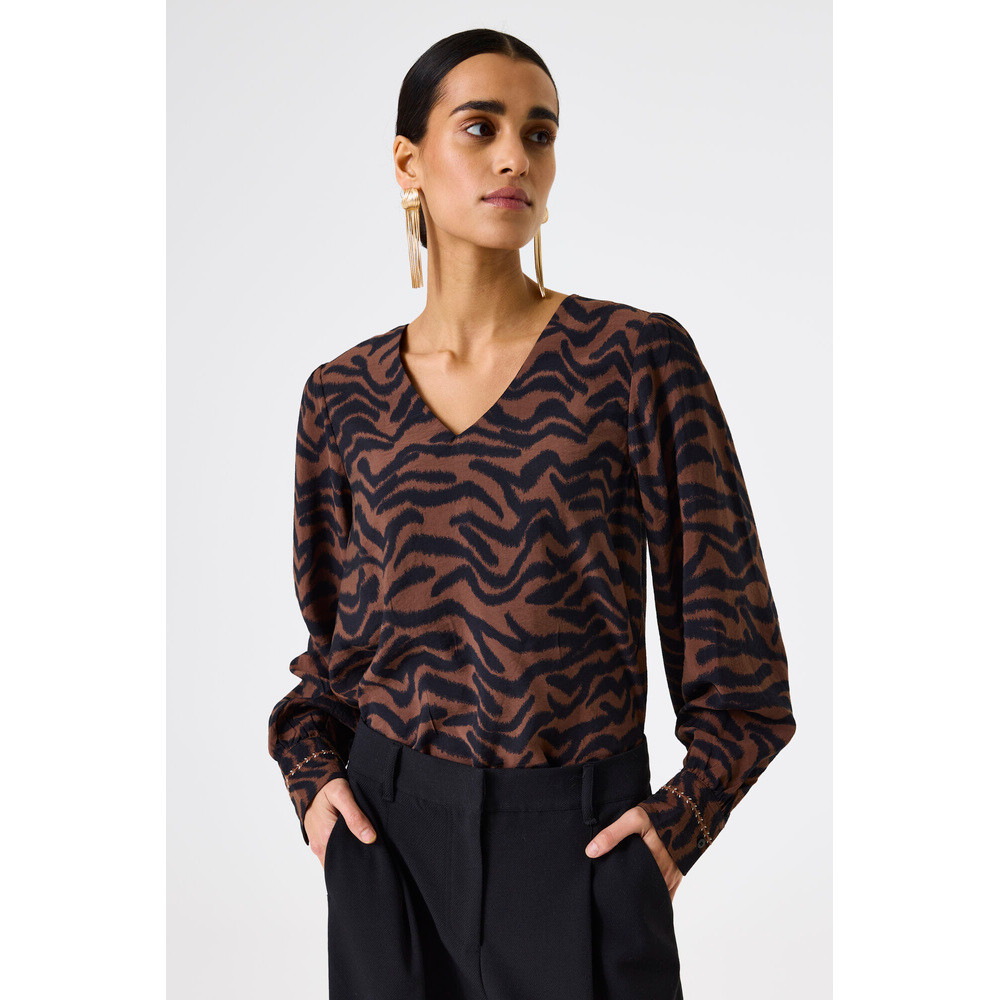 J50030 Ladies Shirt ls Zwart 1 J50030 Ladies Shirt ls Zwart 1