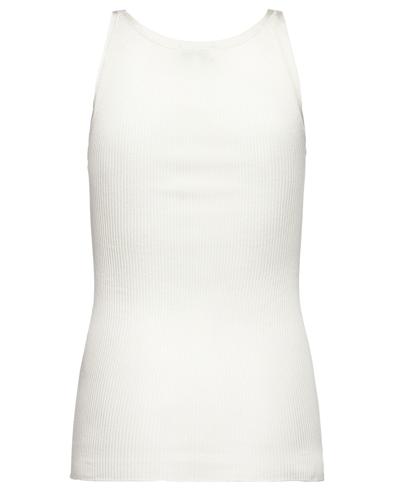 RWBelle Silk U-neck Strap Elastic Top Ecru RWBelle Silk U-neck Strap Elastic Top Ecru