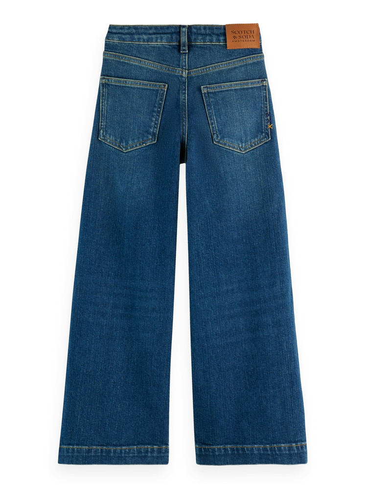 CORE The Wave wide leg jeans Classic Blue Blauw CORE The Wave wide leg jeans Classic Blue Blauw
