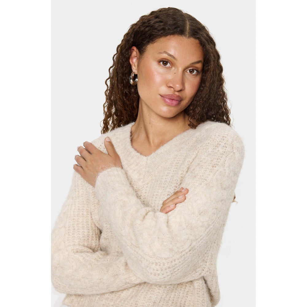 MandaSZ Pullover Beige MandaSZ Pullover Beige