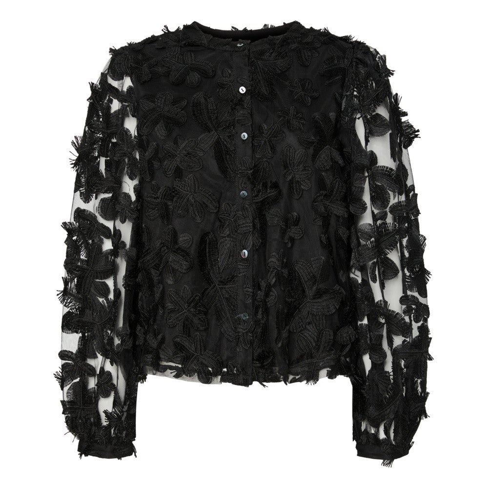 YASKARLY LS SHIRT - SHOW Zwart 1 YASKARLY LS SHIRT - SHOW Zwart 1