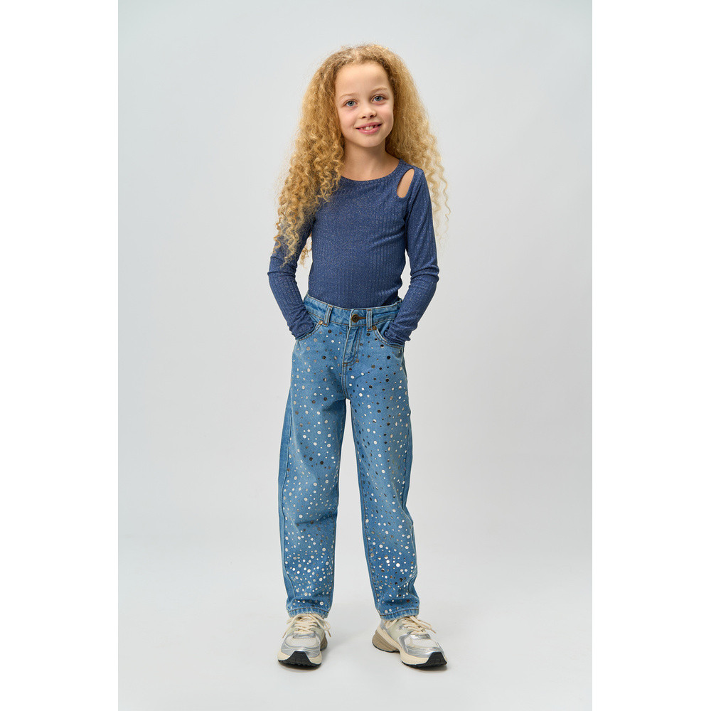 Romina Mom Fit Jeans Mirrors Blauw Romina Mom Fit Jeans Mirrors Blauw