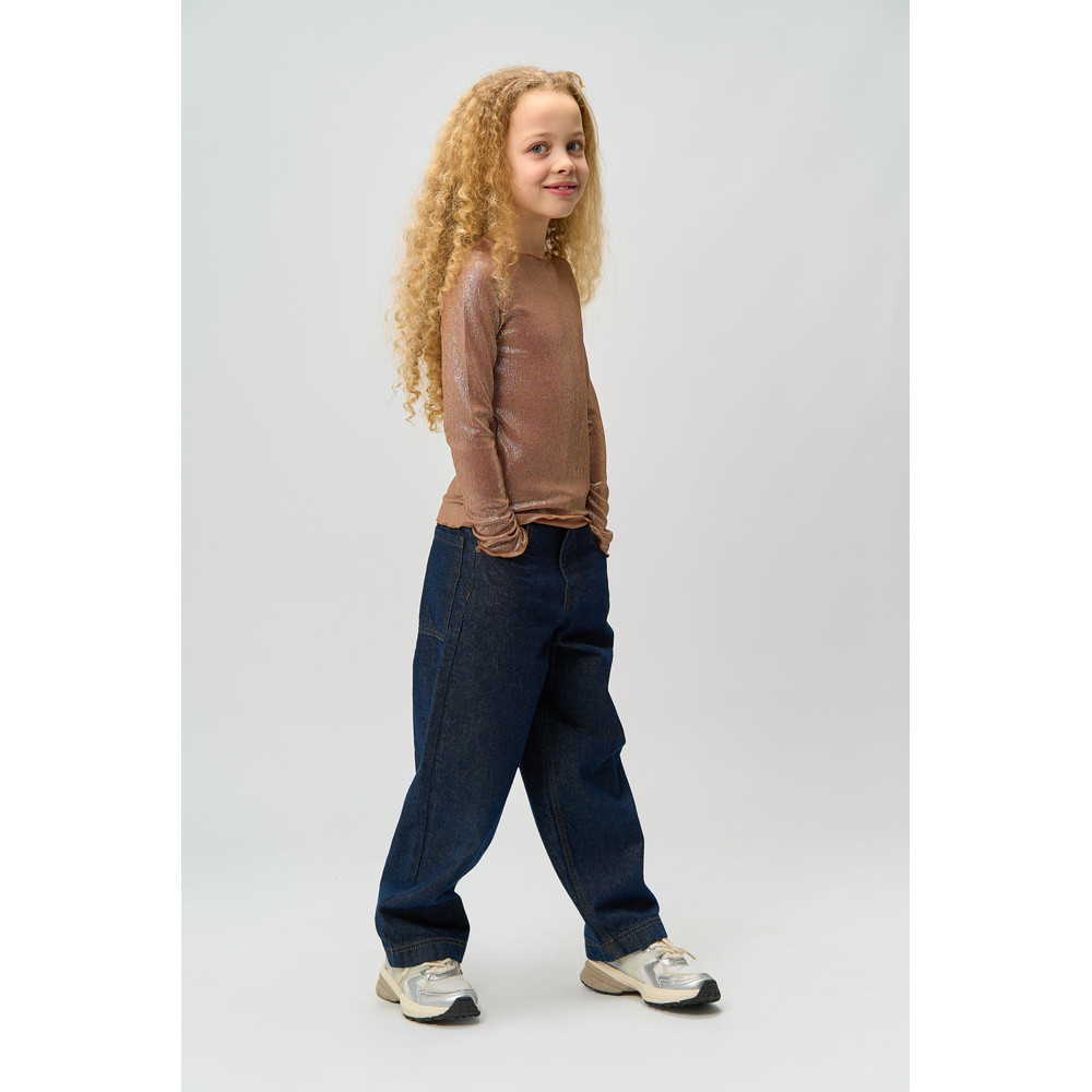 Rosalind L_S Glitter Tee Goud Rosalind L_S Glitter Tee Goud