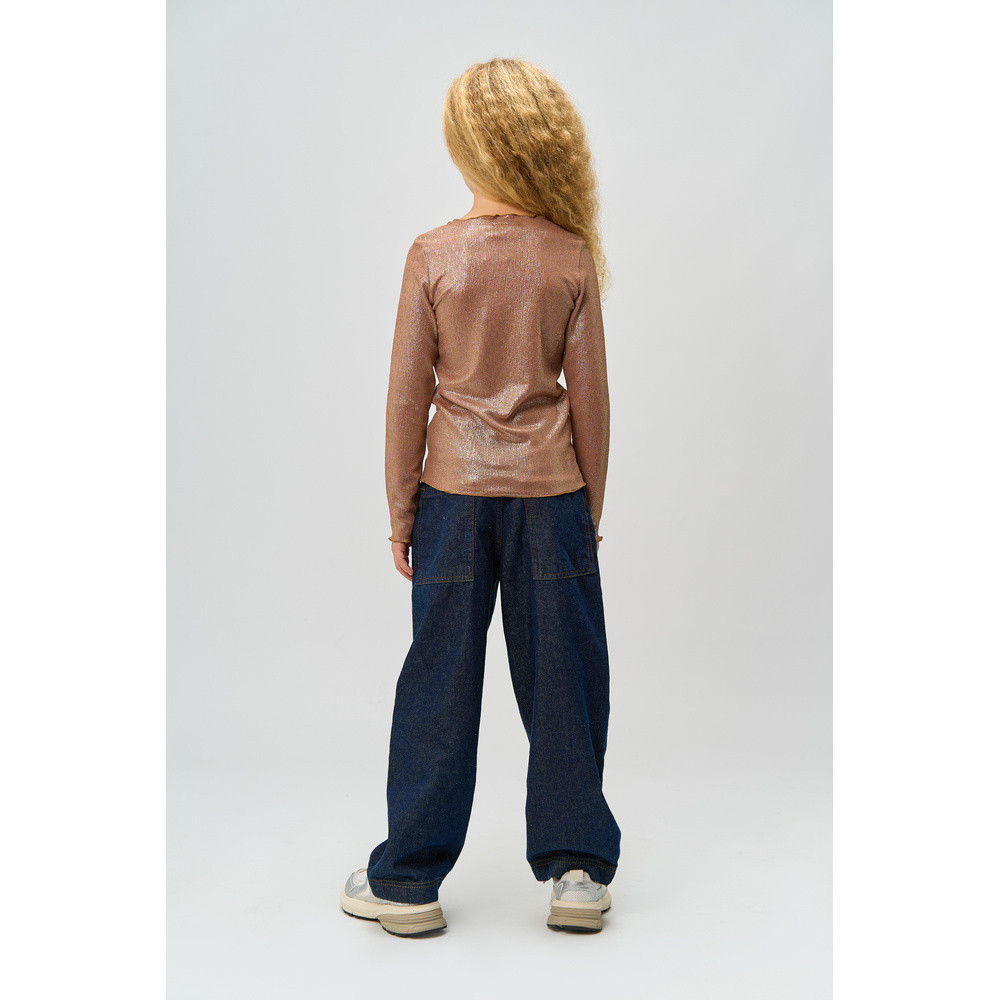 Rosalind L_S Glitter Tee Goud Rosalind L_S Glitter Tee Goud