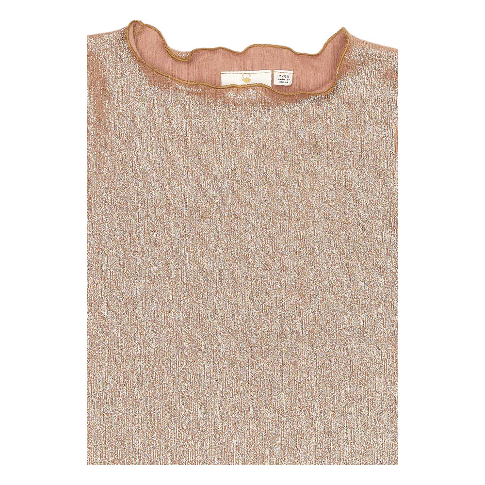 Rosalind L_S Glitter Tee Goud Rosalind L_S Glitter Tee Goud