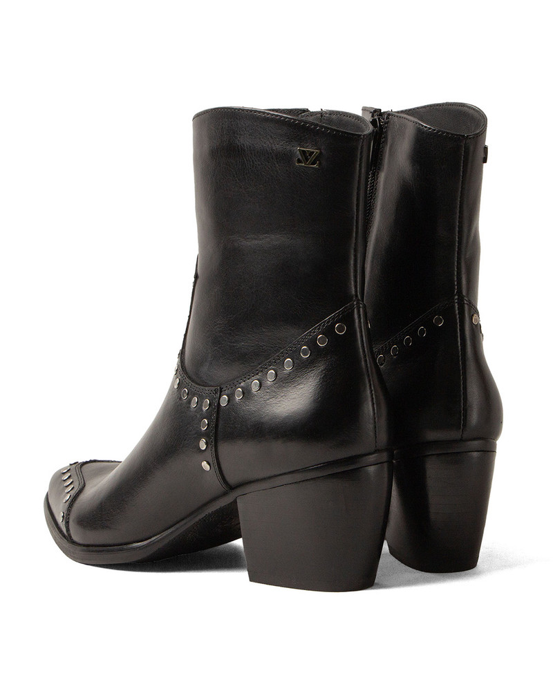 LA85722black / Kylie ankle boots studs Zwart 1 LA85722black / Kylie ankle boots studs Zwart 1