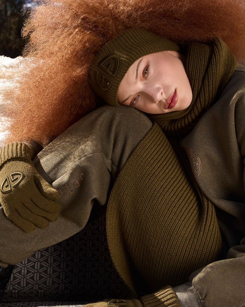 WARMTH Logo Headband Groen WARMTH Logo Headband Groen