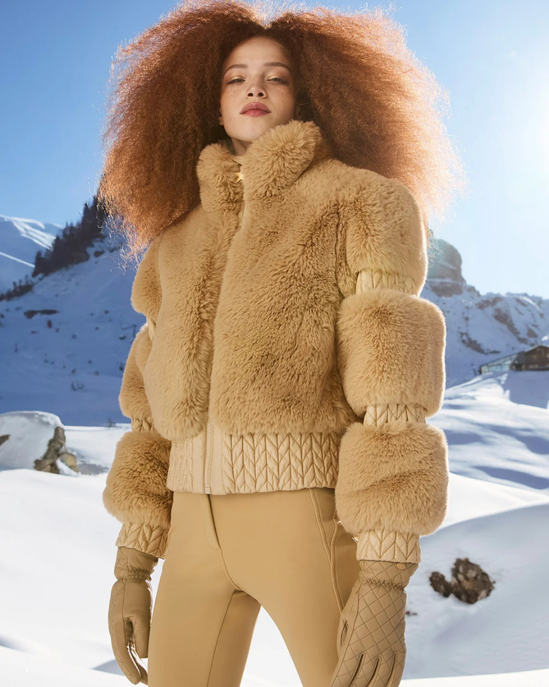 FURRY ski jacket Beige FURRY ski jacket Beige