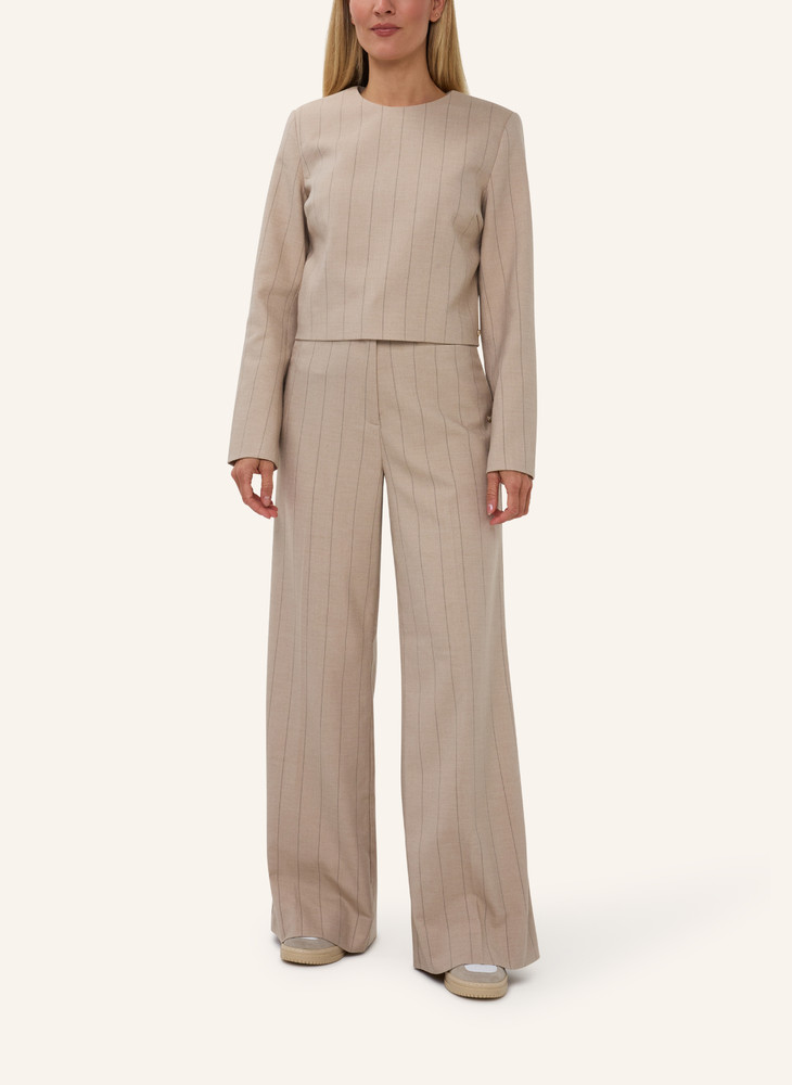 ARCHER trousers with pinstripe Beige ARCHER trousers with pinstripe Beige