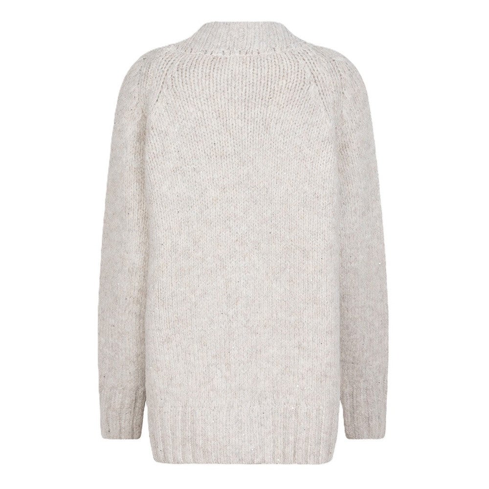 Cardigan embellished feathers Grijs Cardigan embellished feathers Grijs