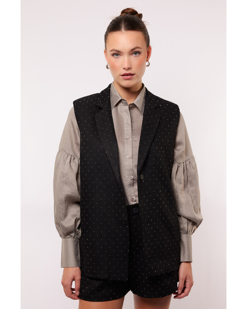 Joelle gilet Zwart 1 Joelle gilet Zwart 1