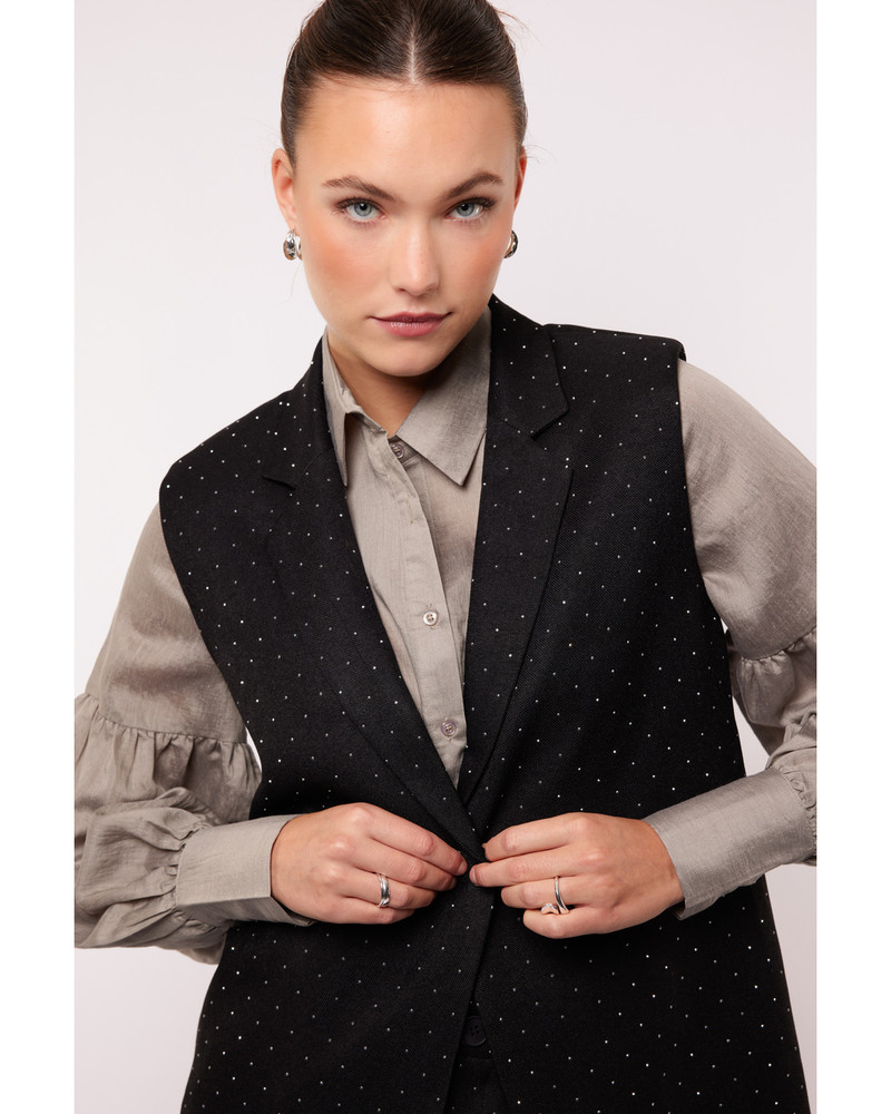 Joelle gilet Zwart 1 Joelle gilet Zwart 1