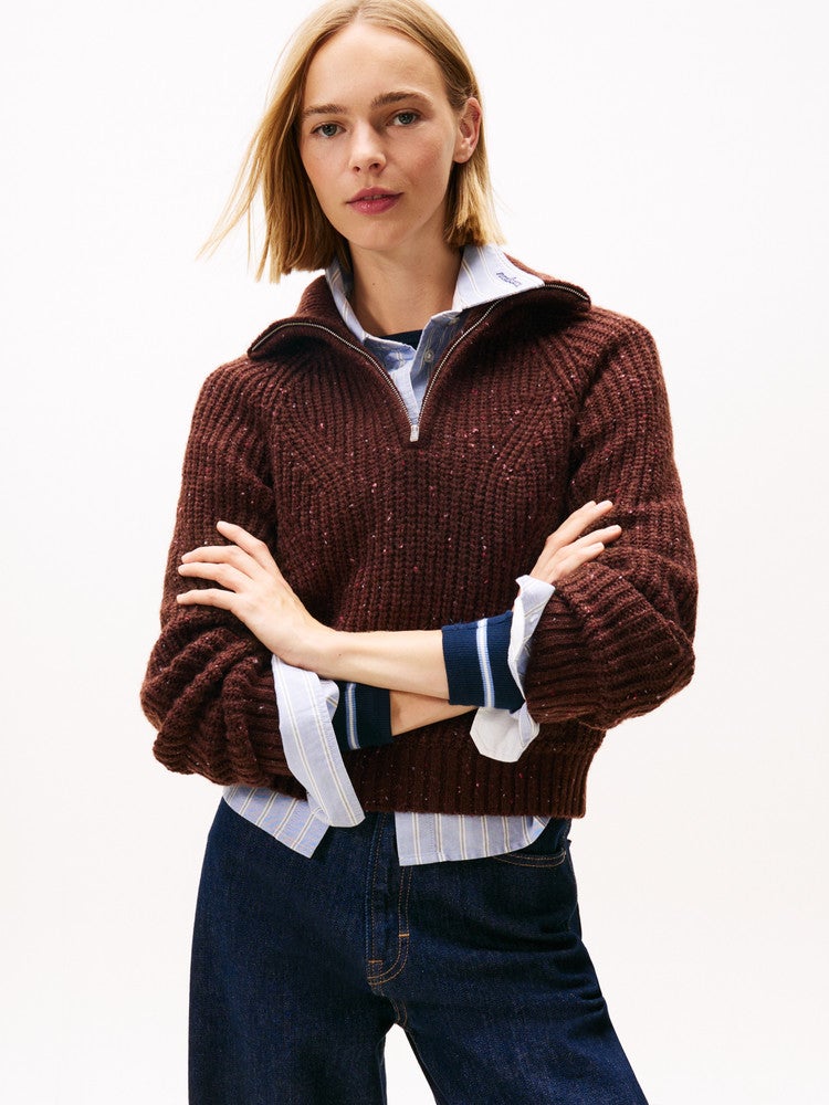 TJW NEP 1/4 ZIP SWEA Bruin 1 TJW NEP 1/4 ZIP SWEA Bruin 1