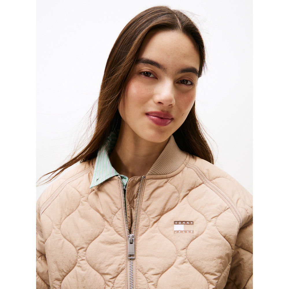 TJW QUILTED BOMBER Off White TJW QUILTED BOMBER Off White