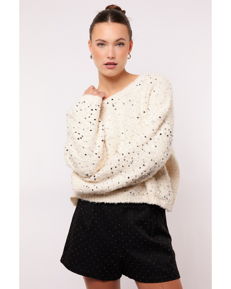 Nayra knit sweater Off White Nayra knit sweater Off White