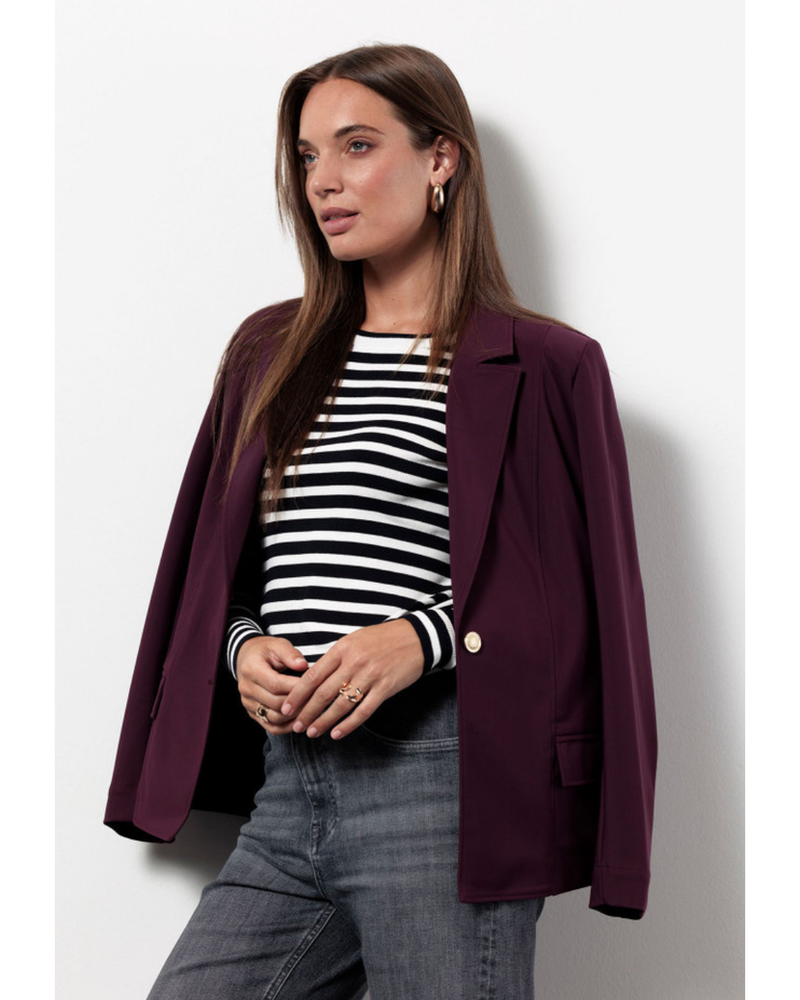 Mari bonded blazer Bordeaux Mari bonded blazer Bordeaux