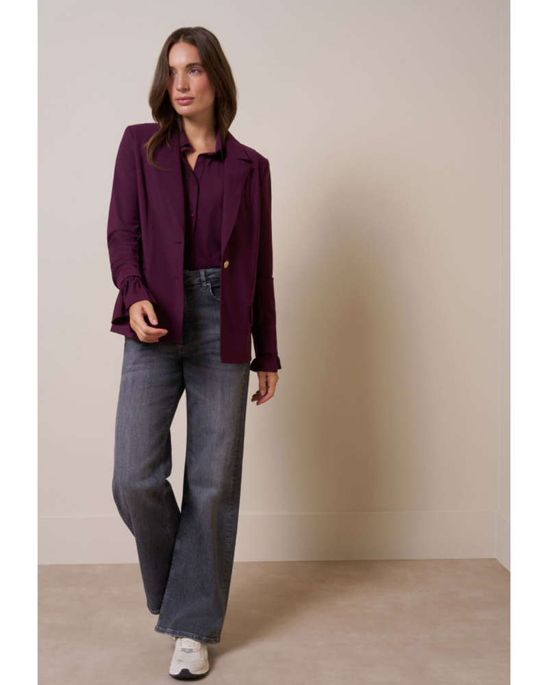 Mari bonded blazer Bordeaux Mari bonded blazer Bordeaux