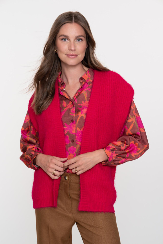 Gilet hairy Roze Gilet hairy Roze