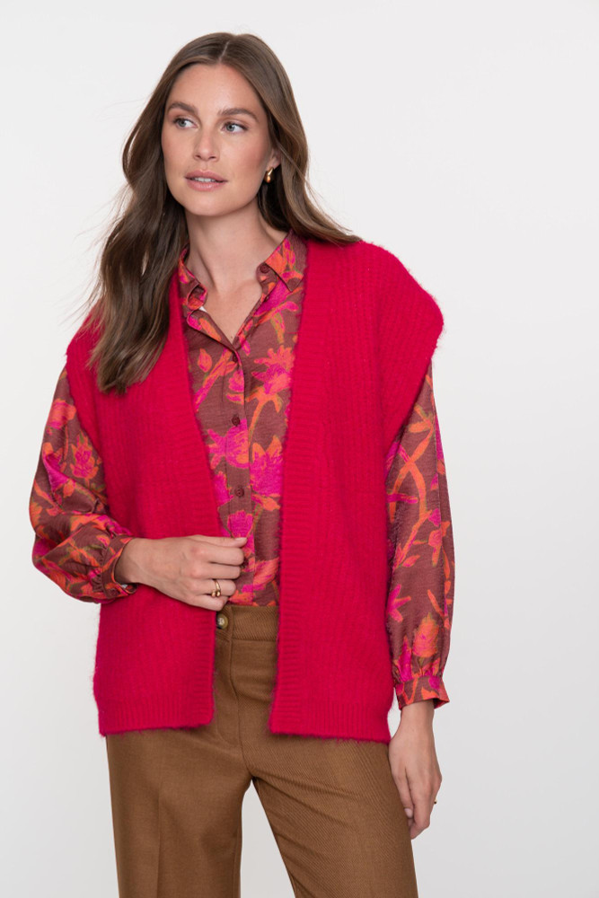 Gilet hairy Roze Gilet hairy Roze