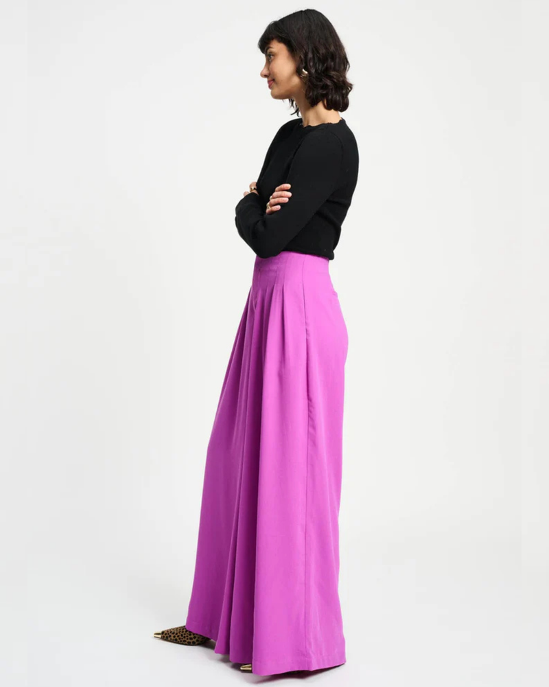 PANTS - Wide leg Frosting Pink Roze PANTS - Wide leg Frosting Pink Roze