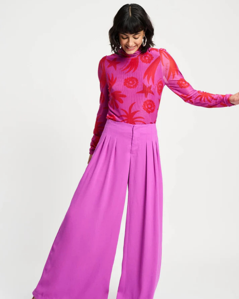 TURTLENECK - Splashing Fireworks Roze TURTLENECK - Splashing Fireworks Roze