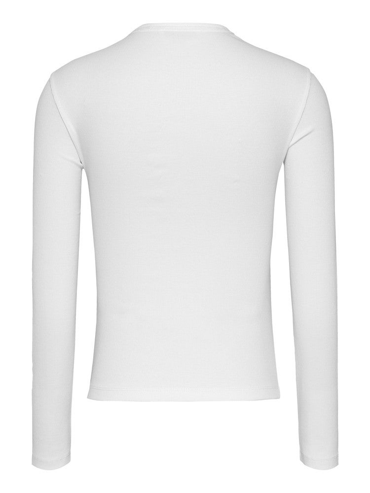 TJW Slim LS Badge Tee Ext Ecru TJW Slim LS Badge Tee Ext Ecru